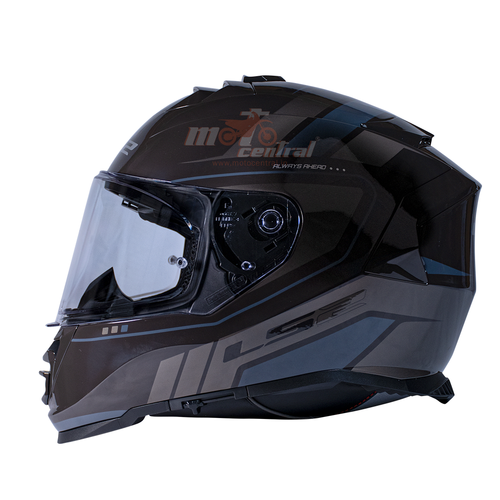 LS2 FF800 Storm II Fist Black Grey Gloss Helmet– Moto Central