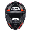 NHK K5R Shield Gloss Black Silver Red Helmet