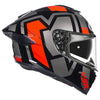 NHK K5R Shield Gloss Black Silver Red Helmet