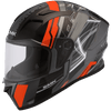 SMK Stellar Sports Swank Matt Anthracite Orange Black (MADA672) Helmet