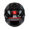 MT Thunder 3 SV Spoiler Arual B1 Gloss Black Grey Red Helmet