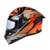 Bilmola Rapid RS Tiger Gloss Black Orange Helmet