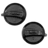 Spare Outer Knob Pair for LS2 FF386 FF370 Helmet (Black)