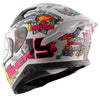 AXOR Apex xBHP Nineteen Gloss Pink White Helmet