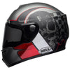 Bell SRT Hart Luck Charcoal White-Red Helmet, Full Face Helmets, BELL, Moto Central