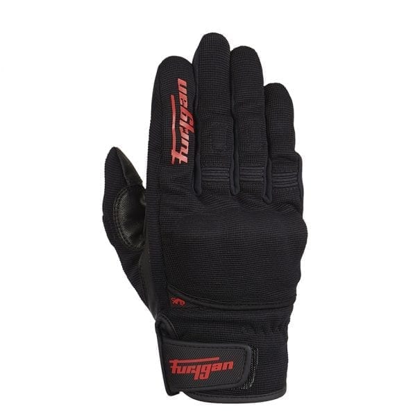 Furygan Jet D3O Gloves (Black Red)