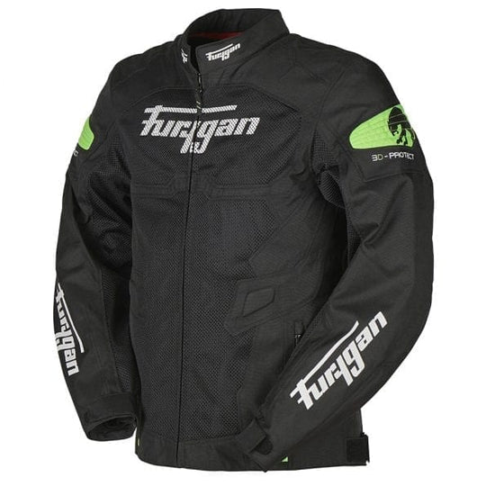Furygan Atom Vented Jacket (Black Fluro Green)