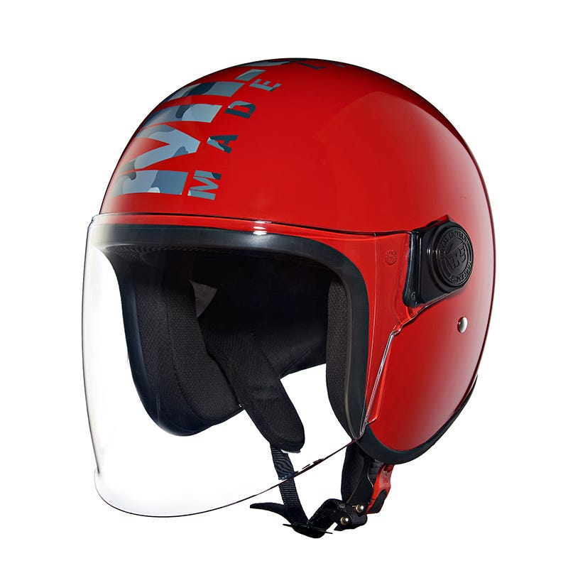 Royal Enfield Coopter Camo MLG GT Red Helmet