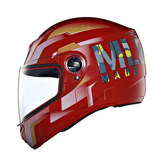 Royal Enfield Exclusive Camo MLG Gloss Red Helmet