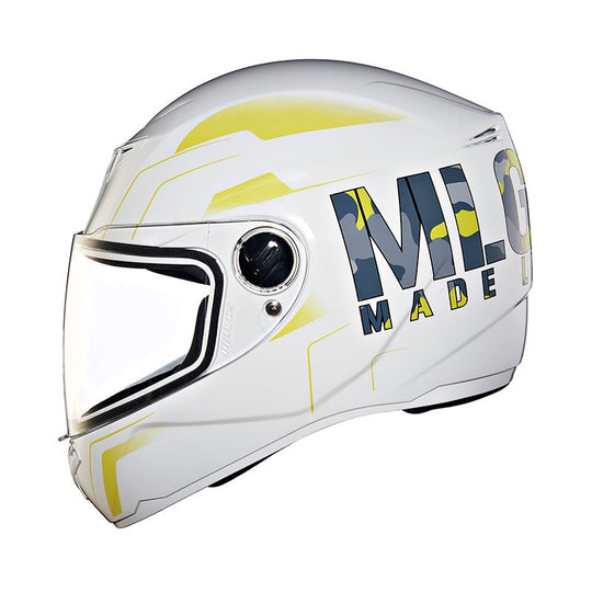 Royal Enfield Exclusive Camo MLC Gloss White Helmet