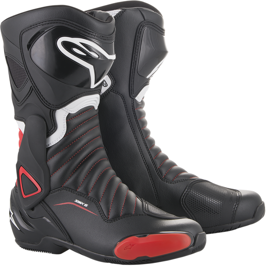 Alpinestars SMX-6 V2 Black/Red Boots