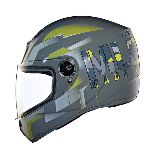 Royal Enfield Exclusive Camo MLG Gloss Grey Helmet