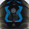 Royal Enfield Lightwing Modular Multi Rays Matt Black Blue Helmet