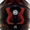 Royal Enfield Lightwing Modular Multi Rays Gloss Black Red Helmet