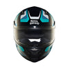 Royal Enfield Lightwing Modular Multi Rays Gloss Black Teal Helmet