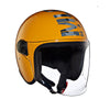 Royal Enfield Coopter Camo MLG GT Yellow Helmet