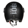 Royal Enfield Jet Open Face MLG Helmet Matt (Black / Dark Grey)