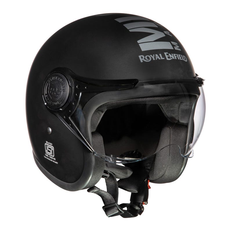 Royal Enfield Jet Open Face MLG Helmet Matt (Black)