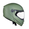 Royal Enfield Modular Adroit Matt Battle Green Helmet