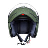 Royal Enfield Modular Adroit Matt Battle Green Helmet