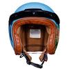 Royal Enfield Limited 120 Edition High Calibre Bullet Open Face Helmet (Light Blue)