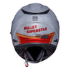 Royal Enfield Limited 120 Edition Bullet Super Star Full Face Helmet (Silver Gold)