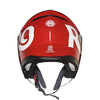 Royal Enfield Lightwing Gloss Red White Helmet
