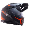LS2 MX436 Pioneer Evo Router Matt Black Orange Helmet