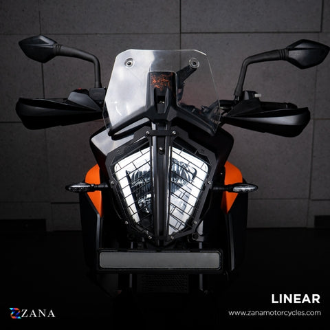 ZANA KTM LINEAR HEADLIGHT GRILL STAINLESS STEEL ADVENTURE 390 / 390 X (ZI-8034)