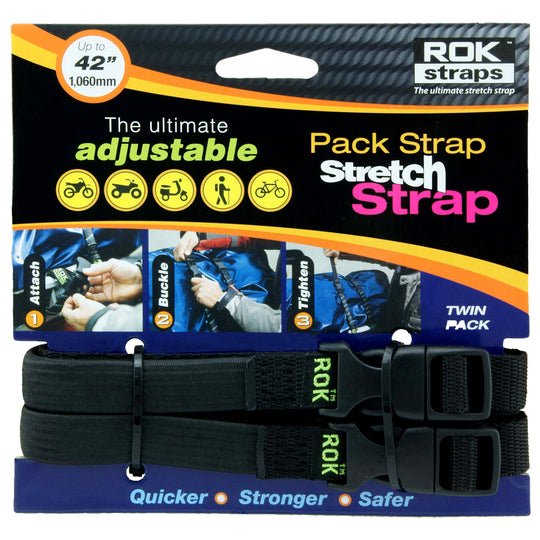 ROK Straps MD 16mm Adjustable Black