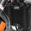 ZANA RADIATOR GUARD TEXTURE MATT BLACK KTM ADV 250 / 390 / 390 X ALUMINIUM (ZI-8052)