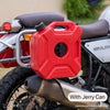 ZANA SADDLE STAYS WITH EXHAUST SHEILD WITH JERRY CAN MOUNTING SILVER FOR HIMALAYAN(2016-22) / SCRAM 411 (2022) (ZI-8149)