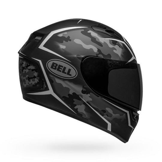 Bell Qualifier Stealth Camo Matt Black White Helmet