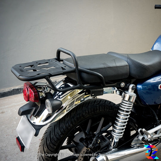 ZANA TOP RACK WITH PLATE COMPATIBLE WITH PILLION BACKREST CB350 H'NESS (ZI-8085)