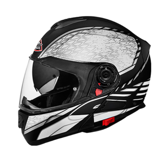 SMK Glide Sign Matt Black White (MA216) - Moto Central