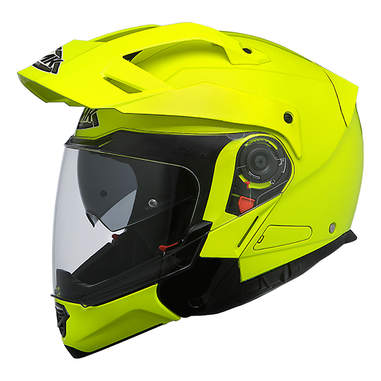 SMK Hybrid Evo Enduro Helmet Hi Vision (HV400), Flip Off Helmets, SMK, Moto Central