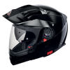 SMK Hybrid Evo Enduro Helmet Gloss Black (GL200), Flip Off Helmets, SMK, Moto Central