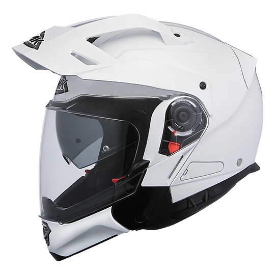 SMK Hybrid Evo Enduro Helmet Gloss White GL100