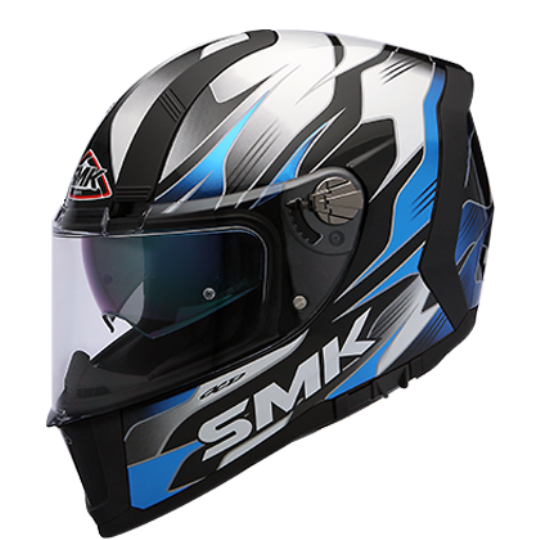 SMK Force Boost Gloss Black Blue (GL215)