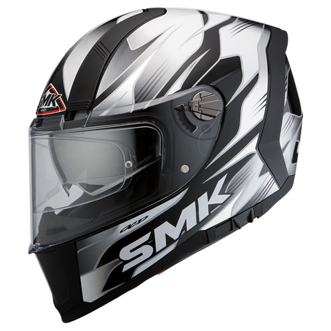 SMK Force Boost Gloss Black Grey (GL216), Full Face Helmets, SMK, Moto Central