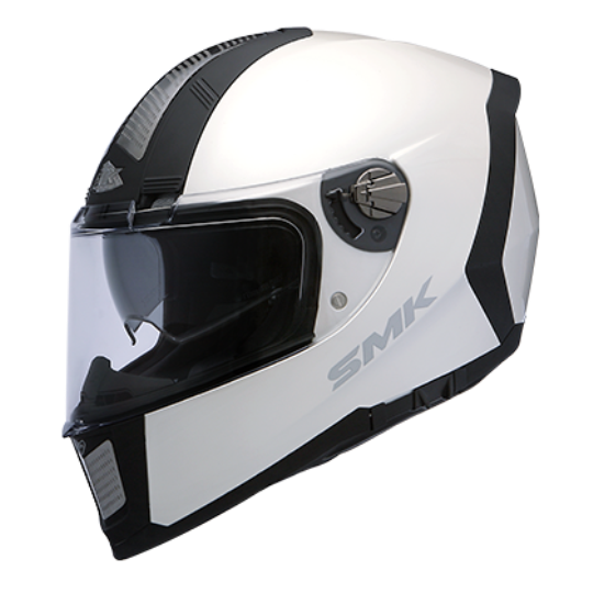 SMK Force Steel Gloss White (STGL100), Full Face Helmets, SMK, Moto Central