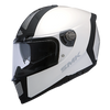 SMK Force Steel Gloss White (STGL100), Full Face Helmets, SMK, Moto Central