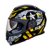 SMK Twister Captain Gloss Black Yellow (GL264) - Moto Central