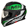 SMK Twister Logo Matt Black Green (MA281) - Moto Central