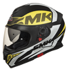 SMK Twister Logo Matt Black Yellow (MA241) - Moto Central