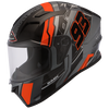 SMK Stellar 93 Swank Matt Anthracite Orange (MADA672), Full Face Helmets, SMK, Moto Central