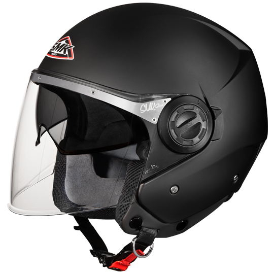 SMK Swing Black Matt (MA200), Open Face Helmets, SMK, Moto Central