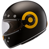 SMK Retro Black Yellow Gloss (GL240) Helmet