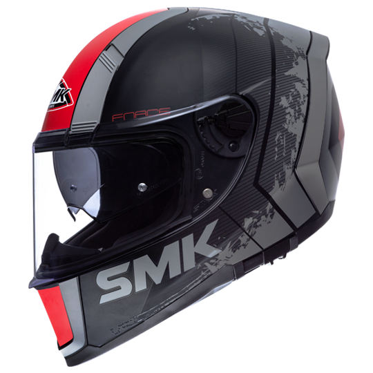 SMK Force Koster Matt Black Red (MA263)