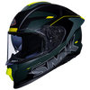 SMK Titan Firefly Matt Black Green Yellow (MA284) Helmet